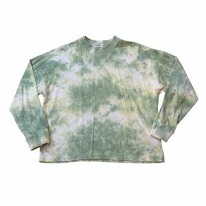 Richer Poorer Green Tie-Dye Long Sleeve Top